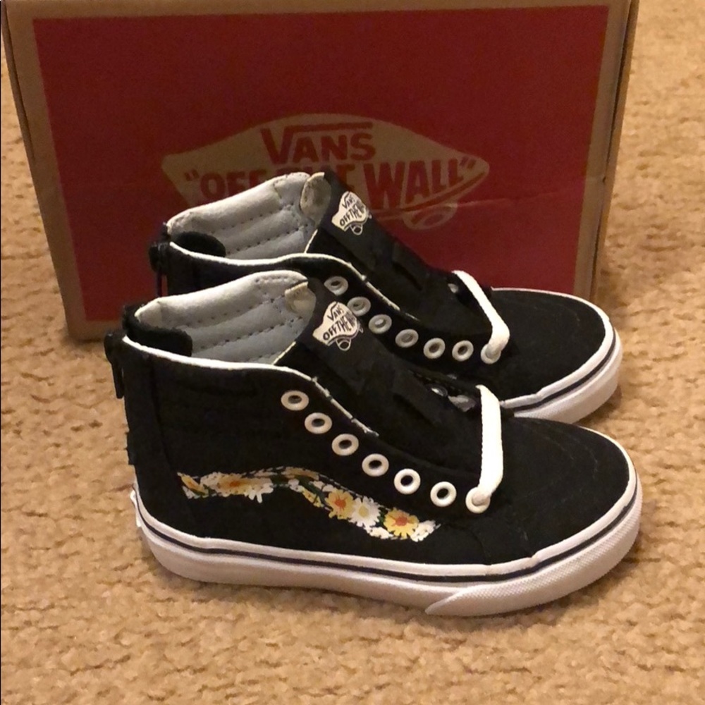 Daisy Sk8Hi Zip Vans - Picture 2 of 4